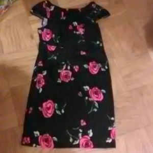 Pinup rose dress